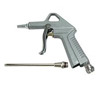 Pistola per aria compressa con 2 ugelli. In alluminio. Valex