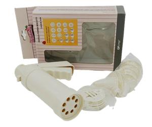 Pistola per Biscotti Cookie Gun con 10 Dischi e 6 Beccucci Decoratori