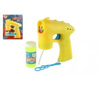 Pistola per bolle di sapone gialla