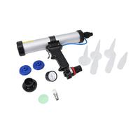 Pistola per calafataggio pneumatica, strumento per calafataggio pneumatico con regolatore dellaa portata della'aria Applicatore a cartuccia pneumatica compatta in lega di (400 ml)