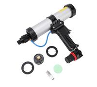 Pistola per calafataggio pneumatica, strumento per calafataggio pneumatico con regolatore dellaa portata della'aria Applicatore a cartuccia pneumatica compatta in lega di (310 ml)
