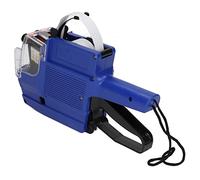 Pistola per Cartellini del Prezzo 10 Cifre 2 Linee Strumento per Attaccare Marcatori Etichettatrice per Negozio Al Dettaglio di Ufficio Soluzione Efficiente e Versatile per i (Blu)