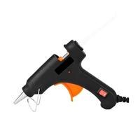 Pistola per colla a caldo, Pistola for colla a caldo da 20 W, mini pistole industriali con bastoncini da 7 mm, strumento di riparazione termoelettrico for artigianato fai da te.(Black*5)