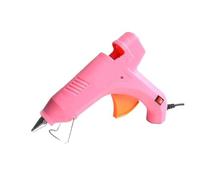 Pistola per colla a caldo, Pistola for colla a caldo elettrica da 20 W, 4 pezzi, accessori for gioielli fai da te fatti a mano, strumenti ad alta temperatura(Pink*4)