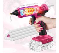 Pistola Per Colla A Caldo Ricaricabile Da 100w Per Batteria Makita Pistola Per Colla A Riscaldamento Con 12 Stick Di Colla Pcs Pistola Per Colla A Caldo Per Il Fai Da Te L'Artigianato (Senza batterie)
