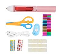 Pistola per colla a caldo rosa Mini cordless USB ricarica set di attrezzature per incollaggio portatile 5V