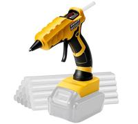 Pistola per colla a caldo senza fili per Dewalt, adatta per batteria agli ioni di litio Dewalt 18/20 V max, 30 secondi di preriscaldamento rapido, pistola per colla a caldo a grandezza naturale, con