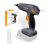 Pistola per colla a caldo Steinel MobileGlue 5011 | sistema di batterie CAS da 18 V, incl. 3 stick di colla da 11 mm, 130°C/200°C