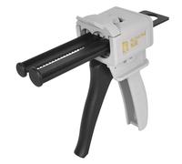 Pistola per Colla Epossidica 50 ml, Manuali Pistola Erogatrice per Miscelazione, Rapporto 1: 1/2: 1 AB, Pistole Applicatrici Manuali 1: 1 Cartucce da 50ml Erogatore Epossidice per Pistole