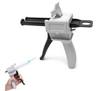 Pistola per colla epossidica da 50 Ml 2 K, miscela di colla per maniglia,1:1 e 2:1 pistola a pressione 2 componenti,pistola per colla epossidica,dispenser colla epossidica