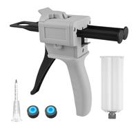Pistola per colla epossidica, pistola dosatrice da 50 ml per miscelare 1: 1 e 2: 1 pistola per colla epossidica manico adesivo miscelato pistola dosatrice dentale materiale di formatura per cartuccia