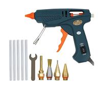 Pistola per Colla, Pistola for colla a caldo 50W/150W 100W Ugello di rame for 11mm Stick di colla Home Craft Adesivo fai da te Pistola a caldo Borsa degli attrezzi(4pcs Nozzles,50W-150W)