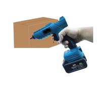 Pistola per Colla, Pistola for Colla Elettrica a Caldo 18V Batteria for Colla Elettrica Senza Fili Grab 11mm Colla Stick Pistola ad Aria for Saldatura Hot Melt(One big battery)