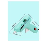 Pistola per Colla, Pistole Hot Melt for bambini Utensili elettrici Utensili manuali Produzione industriale Utensili for la casa Incollaggio for la casa in lega di alluminio(Blauw)