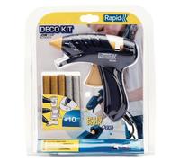 Pistola per colla RAPID Deco kit 100 W low temp action+ 10 sticks
