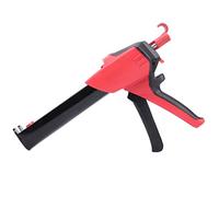 Pistola Per Doppio Calafataggio, Applicatore Per Pistola A Cartuccia Bicomponente in Acciaio 400Ml Pistola Per Colla Manuale Idraulica Pistola Per Calafataggio Per Riparazione Della (Rosso)