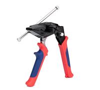 Pistola per fascette stringicavo in acciaio inossidabile, tagliacavi 2 in 1, installazione sicura e facile per fascette metalliche da 4,5-24 mm, strumento di manutenzione e instradamento dei cavi