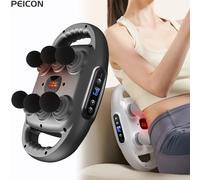 Pistola per fascia Pistola per massaggiatore muscolare Pistola per massaggio alla fascia professionale ad alta frequenza per la schiena e la vita Pistola per massaggio fasciale professionale a sei