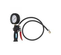 Pistola per gonfiaggio professionale Fervi 0609 con manometro analogico 0÷12 bar