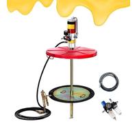 Pistola per grasso ad aria resistente, pompa pneumatica ad alta pressione con tubo esteso per una lubrificazione efficiente in officine e costruzioni