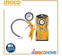 PISTOLA PER IL GONFIAGGIO CON MANOMETRO INGCO