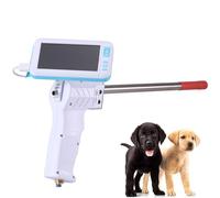 Pistola per Inseminazione Artificiale per Bovini Mucche,Pistola per Inseminazione Visiva,Strumenti Agricoli per Inseminazione Veterinaria Professionale,con Fotocamera da 5 MP Schermo a 360°,cow