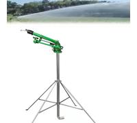 Pistola per irrigatore per prato, irrigatore a impulsi in metallo resistente con staffa e ugello di ricambio, pressione di esercizio regolabile 4-8 bar, diametro gamma 40-100 metri, uso esterno