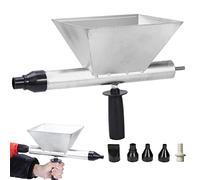 Pistola per malta elettrica, spruzzatore per malta elettrica, pistola per fughe per malta elettrica, spruzzatore portatile per malta, maschera spray per cemento, pistole per cartuccia di cemento con 5