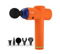 Pistola per Massaggi Muscolari, Massaggiatore Muscolare Profondo Tenuto in Mano, con LCD Gun 45DB 2000mAh Pistola A Fascia Regolabile A 6 velocità con 6 Teste di Massaggio