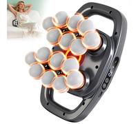 Pistola per massaggio a 16 teste, 3 modalità e 30 livelli, strumento elettrico per massaggio per spalle, vita, gambe, schiena, per alleviare il dolore ai tessuti profondi, massaggiatore silenzioso e