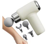 Pistola Per Massaggio A Percussione Portatile - Massaggiatore Per Piccoli Profondi A Sei Velocità, Strumento Portatile Per Massaggiatore Muscolare Da Viaggio, Testine Di Massaggio