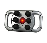 Pistola per massaggio alla schiena, pistola per massaggio multi testa, massaggiatore professionale a percussione con 6 attacchi per rilassamento muscolare, schiena elettrica silenziosa per collo