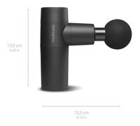 Pistola per massaggio - MEDISANA - 5 livelli di percussione - 7,4 V - Nera