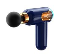 Pistola per massaggio, Mini Fascia Pistola Massaggiatore Per Tessuti Profondi Shock Portatile Massaggio Muscolare Palmare Corpo Intero Piccolo Dorso Silenzioso per uomini/donne(Blue)