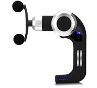 Pistola per massaggio professionale Pistola per fasciatura del dolore del corpo del muscolo del collo del tessuto regolabile intelligente-Pro1 nero