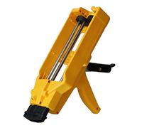 Pistola per presellatura bicomponente per resina epossidica, acrilica, poliuretano-Comfort Grip, applicatore adesivo manuale-silicone, pistola a doppia cartuccia compatibile con poliestere
