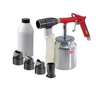 Pistola per sabbiatura completa di 4 convogliatori e serbatoio di recupero Valex