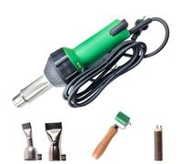 Pistola per saldatura di plastica da 1600 W Macchina per saldatore con pistola ad aria calda per saldatura di plastica 220 V con accessori per fogli PP/PE/PVC