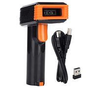 Pistola per scansione codici a barre wireless portatile con schermo LED per scanner di codici a barre con ricevitore wireless per cavo dati per ospedale del negozio