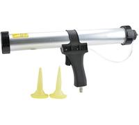 Pistola per sigillante Pneumatico ad Aria, sigillante per Salsicce da 600 ml Pistola in Silicone con Pistola con Pistoni Kit di Pistola Adesiva sierini di Costruzione