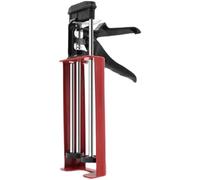 Pistola per sigillatura a doppia cartuccia da 400 ml per silicone acrilico epossidico - Pistola manuale a doppio componente applicatore adesivo con impugnatura comoda