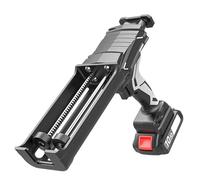 Pistola per sigillatura senza fili, kit di pistola adesiva elettrica a doppio tubo con batteria da 2,0 Ah, luce LED, 6 velocità regolabili, funzione velocità costante per sigillatura, riempimento