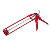 Pistola per silicone in acciaio 310 ml Rosso