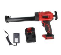 Pistola per Silicone Senza Fili, Pistola Elettrica per Adesivo con Batteria Al Litio Ricaricabile, Flusso Luminoso LED 400-450LM e Temperatura Colore LED 6000-6500K (Spina europea)