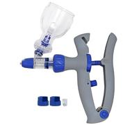 Pistola per Siringa per Bestiame da 5 Ml, Siringa Continua Regolabile per Bovini, Capre, Maiali, Mucche(5ml/Blue)