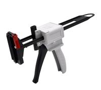 Pistola per spremitubi in silicone, dispenser manuale, efficiente strumento per spremere tubi per sigillanti, adesivi, tubi di vernice, riparazioni domestiche, artigianato (Nero)