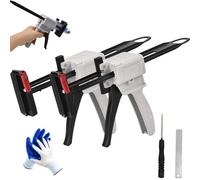 Pistola per tubetti di dentifricio, estrusore per tubetti, pistola per tubetti da 45-100 g Applicazioni per sigillanti e strumenti di riparazione 2pcs