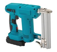 Pistola per unghie, 2 in 1, 100 W, professionale, con 5 file, chiodi dritti e yard, caricatore batteria agli ioni di litio da 1,5 Ah, capacità 80 colpi/min, 100 pezzi