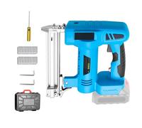 Pistola per unghie a batteria 2 in 1, compatibile con batteria Ma-kita da 18 V, con 500 chiodi e 500 graffette, pistola elettrica per unghie per lavori di legno e fai da te