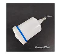 Pistola per Verniciare, Contenitore for vernice HVLP in plastica da 600 ml, compatibile con il connettore for tazza spruzzatrice for accessori for verniciatura a spruzzo for auto